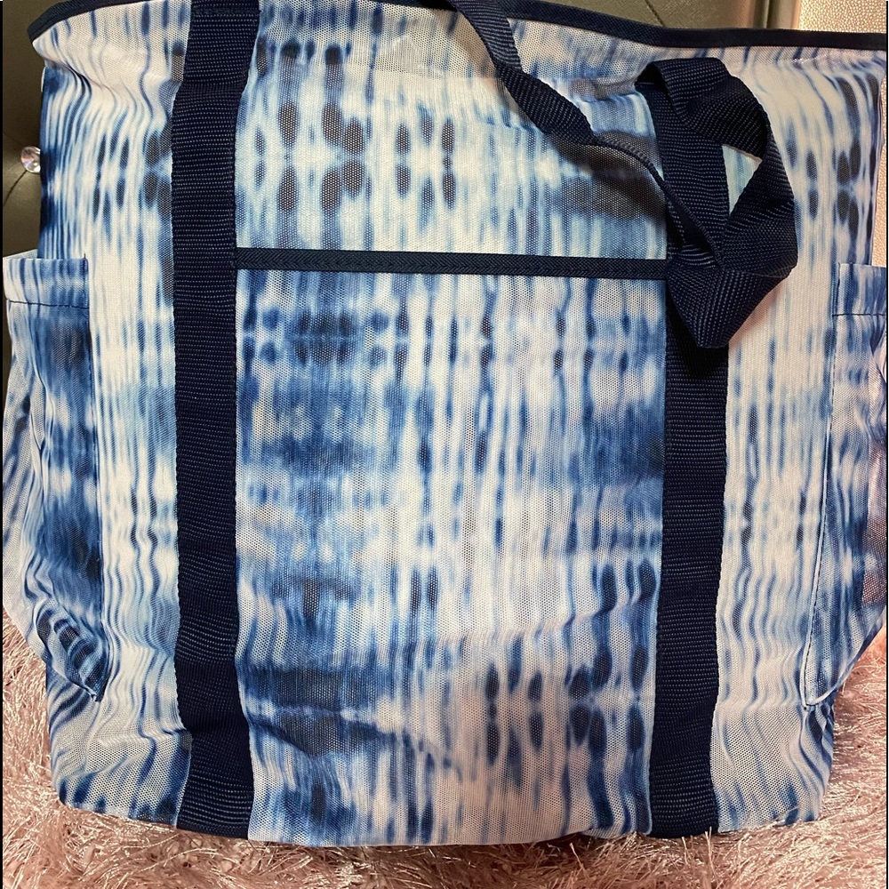 Large tye dye beach bag